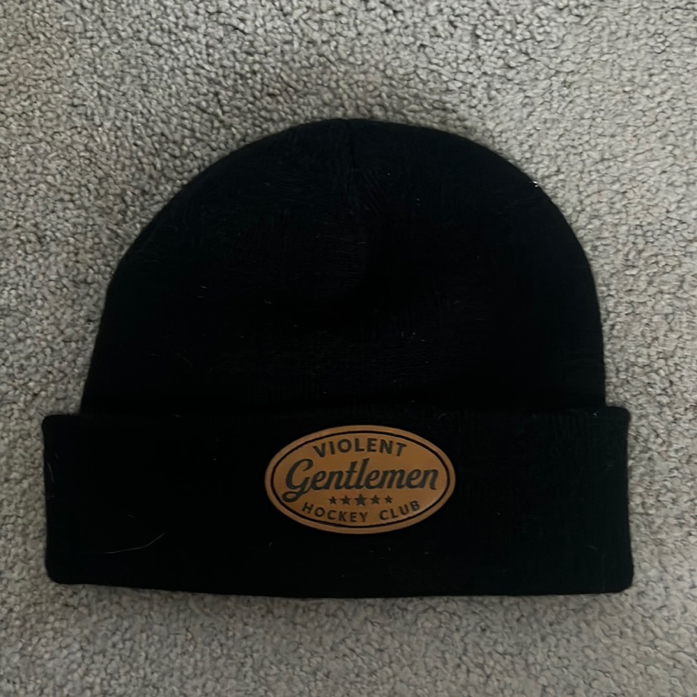 Violent gentlemen hockey beanie